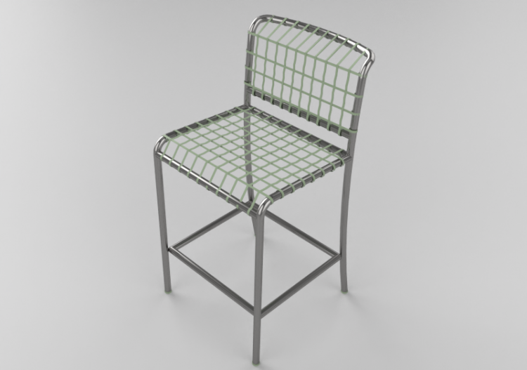 Sillas 3D - Taburete de acero - Gervasoni - Allu 28 l -...