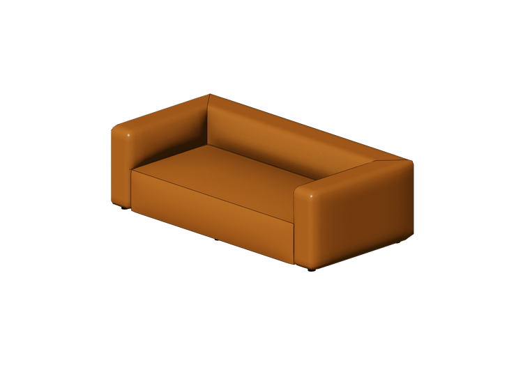 Poltronas y Sofás 3D - Sofá de cuero - Kare - Cubetto -... Poltronas y Sofás 3D - Sofá de cuero - Kare - Cubetto -...