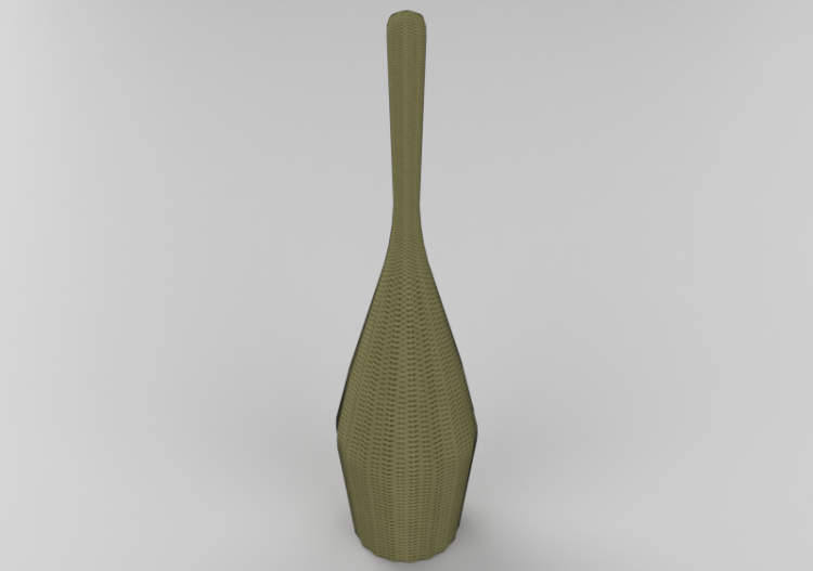Lampada da terra 3D - Lampada in vimini - Gervasoni - Bolla...