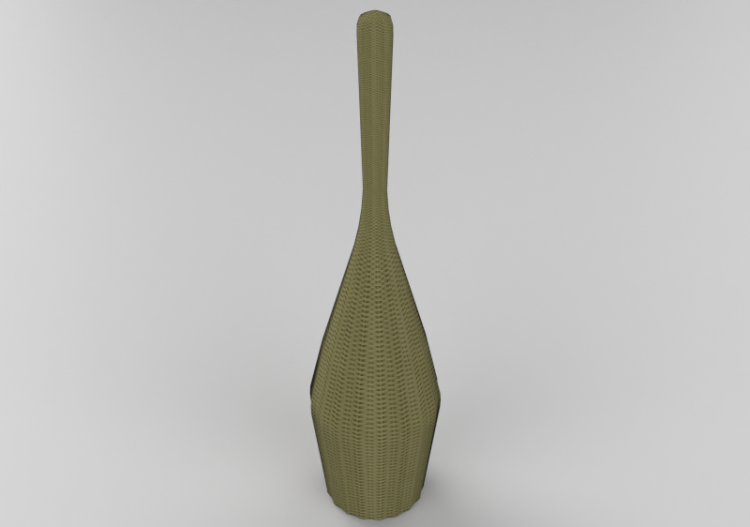 Lámpara de pie 3D - Lámpara de mimbre - Gervasoni - Bolla M...
