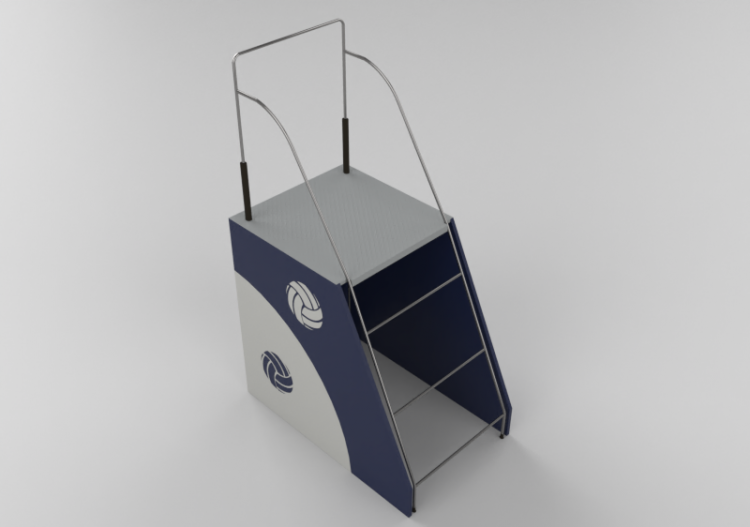 3D Gaming gear - Volleyball referee stand - ACCA software