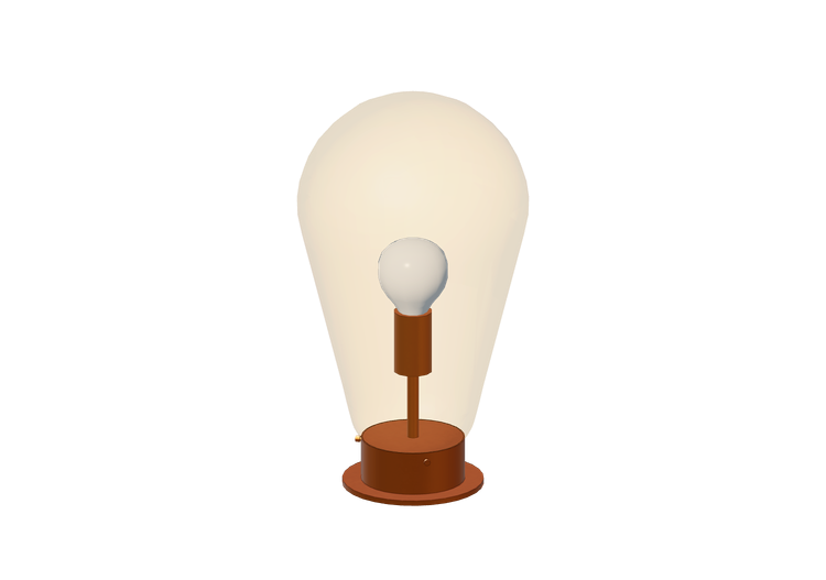 Lampada da tavolo 3D - Lampada da tavolo - Kare - Bulb -... Lampada da tavolo 3D - Lampada da tavolo - Kare - Bulb -...