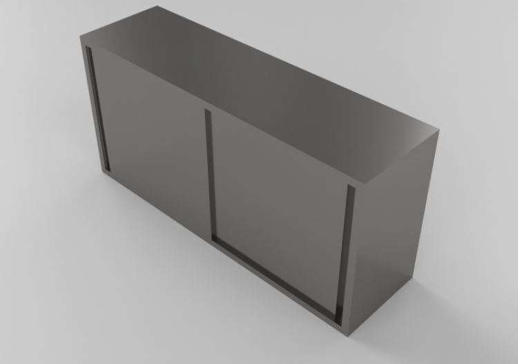 Armoires supérieures 3D - Meuble haut égoutoir - Angelo Po...