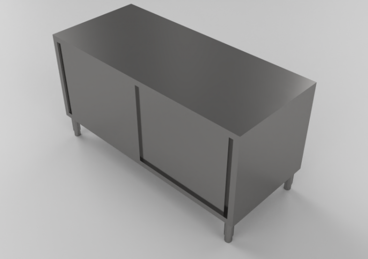 Armoires supérieures 3D - Table armoir chaud - Angelo Po -...