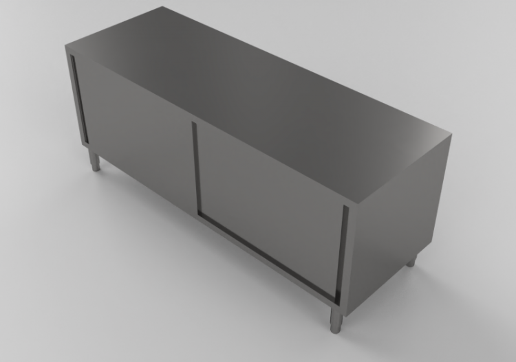 Armários aéreos 3D - Mesa quente - Angelo Po - A16Z1E -...