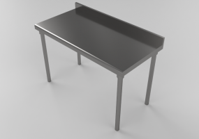 Mesas 3D - Mesa com superfície e prateleira - Angelo Po - 14TA