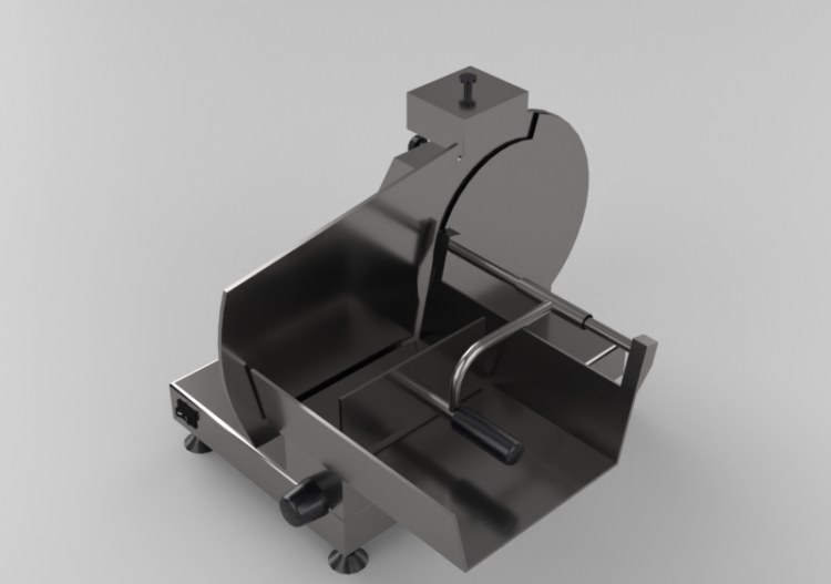 Acessórios 3D - Fatiador de carne com lâmina vertical -...