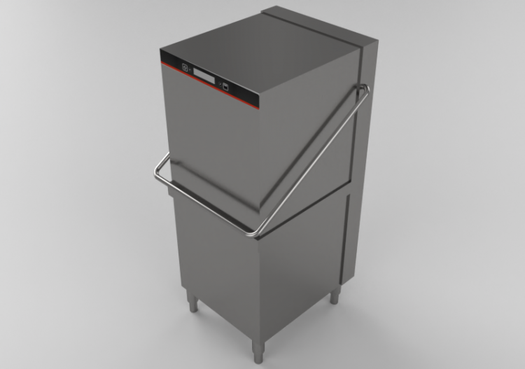 3D Haushaltgeräte - Elektronische Durchschubspülmaschine -...