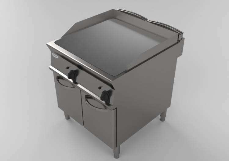 Elettrodomestici 3D - Griglia a gas - Tecnoinox - TECNO90 -...