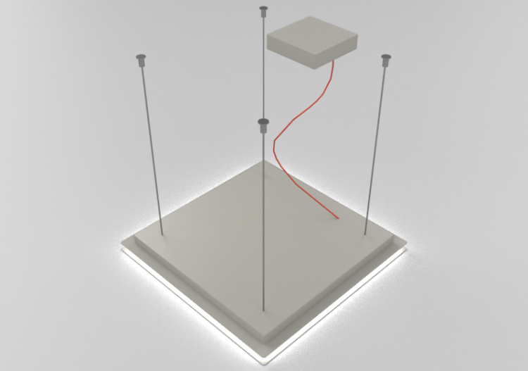 Lampe à suspension 3D - Lampe à suspension - Panzeri – Flat...