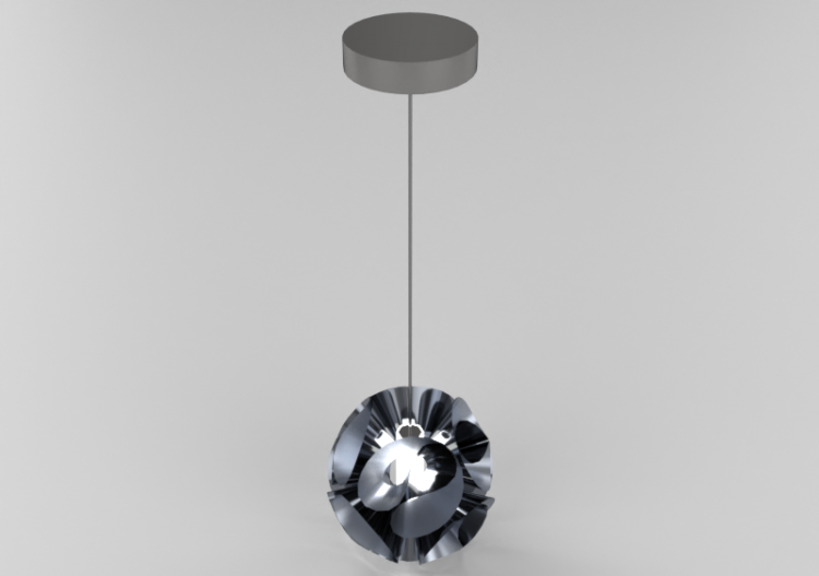Lâmpada pingente 3D - Lâmpada de teto - Panzeri – Floral -...