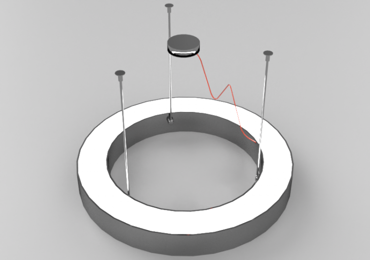 3D Ceiling Lamp - Suspended ceiling Lamp - Panzeri – Golden...