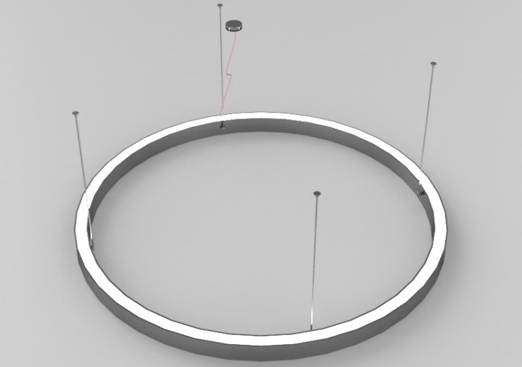 Lámpara colgante 3D - Lámpara de suspensión - Panzeri –...