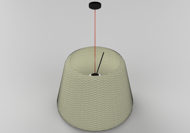 Lâmpada pingente 3D - Lâmpada de teto - Panzeri – Ralph -...