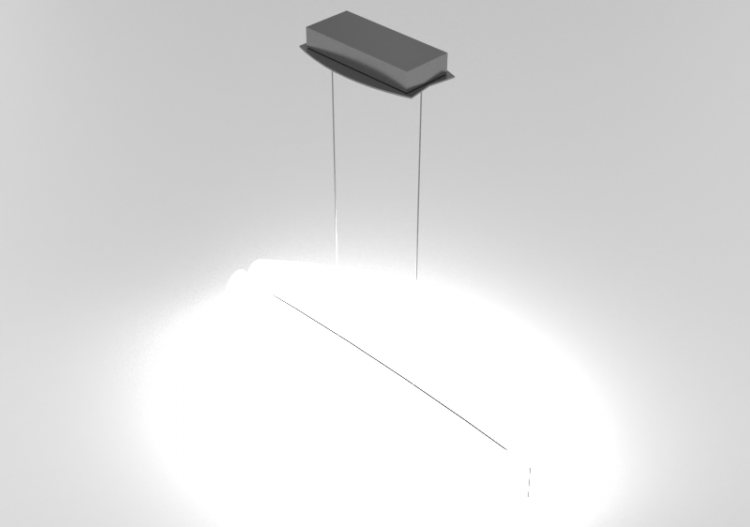 Lâmpada pingente 3D - Lâmpada de teto - Panzeri – Rimmel -...