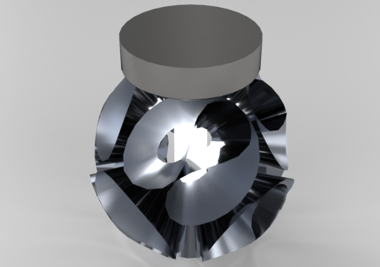 Lâmpada do teto 3D - Lâmpada de teto - Panzeri – Floral -...