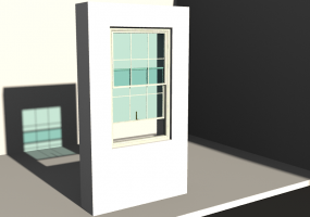 3D Tür/Fenster - Sash Windows