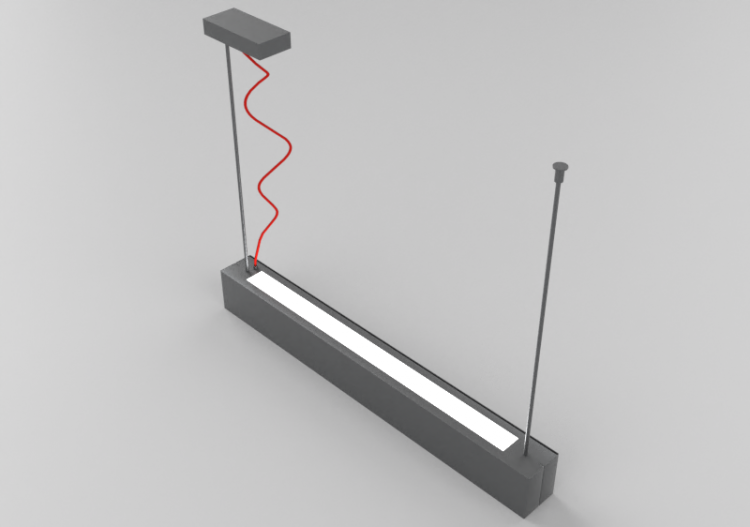 3D Ceiling Lamp - Suspended Lamp - Panzeri – Toy - ACCA...