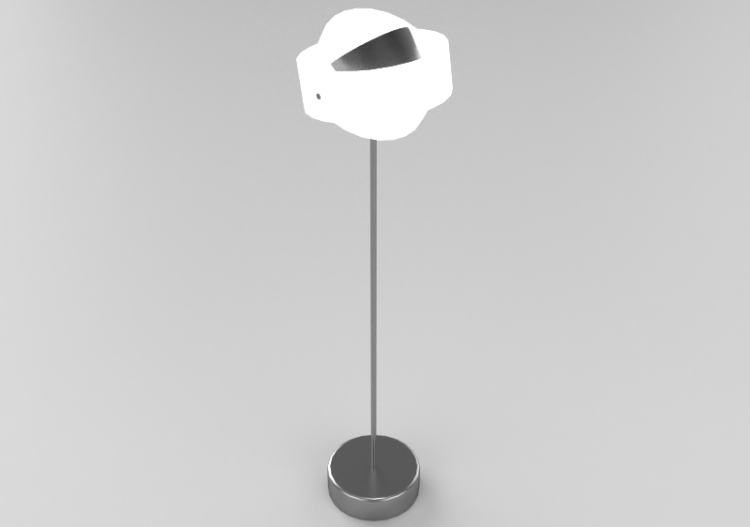 Lámpara de pie 3D - Lámpara de pie - Panzeri – Tourbillon -...