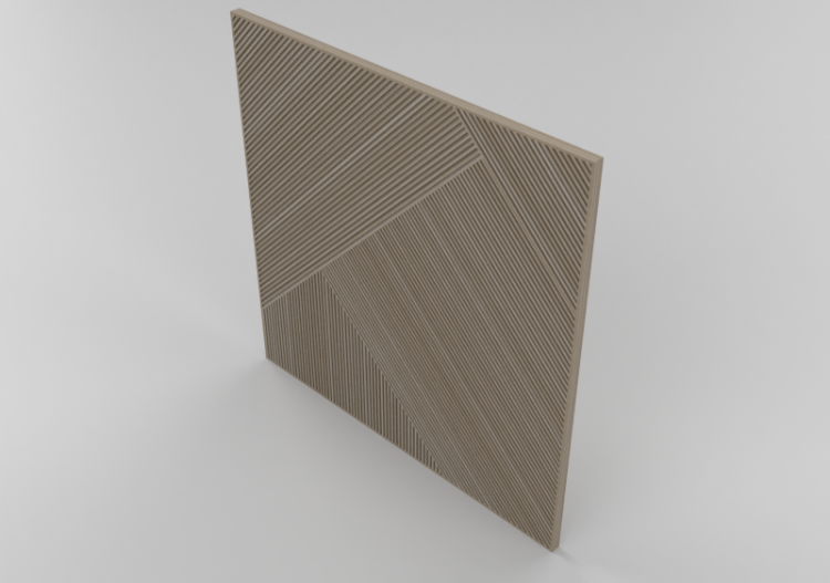 Accessori 3D - Quadro in legno - Sierra - 1940 - ACCA...