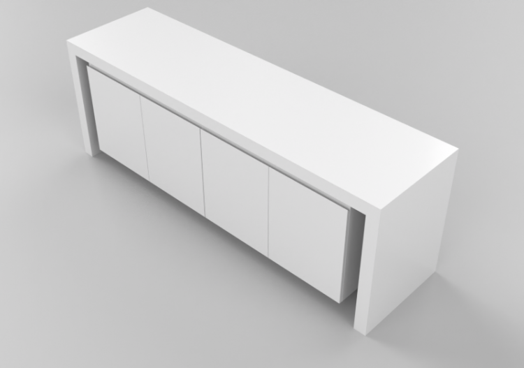 Mobili 3D - Mobile in legno - Sierra - 1833 - ACCA software