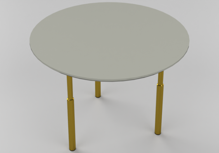Tables 3D - Table en cuir - Sierra - 3017 - ACCA software