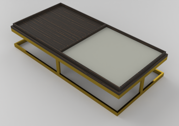 3D Tisch - Holztisch - Sierra - 1858 - ACCA software