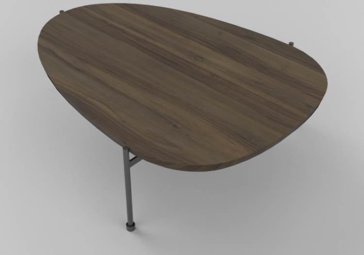 3D Tables - Wooden Table - Sierra - 1854 - ACCA software