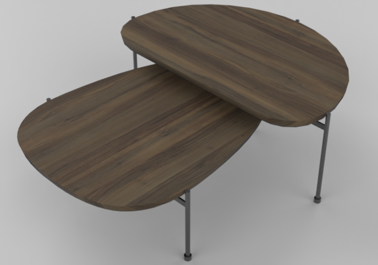 3D Tisch - Holztisch - Sierra - 1854-1855 - ACCA software