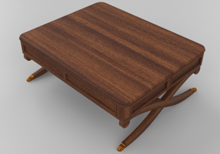 Mesas 3D - Mesa de madeira - Sierra - 1850 - ACCA software