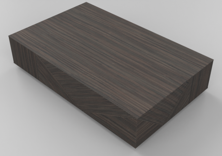 3D Tisch - Holztisch - Sierra - 1845 - ACCA software