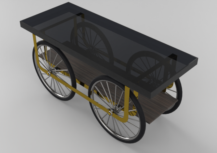 3D Tables - Wooden Table - Sierra - 1837 - ACCA software