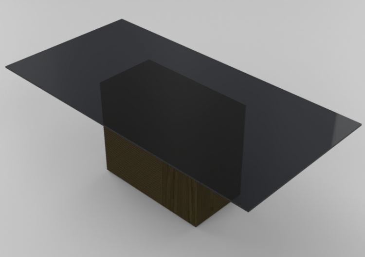 3D Tables - Wooden Table - Sierra - 1810 - ACCA software