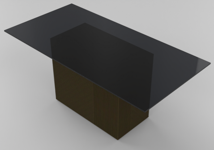 3D Tables - Wooden Table - Sierra - 1809 - ACCA software