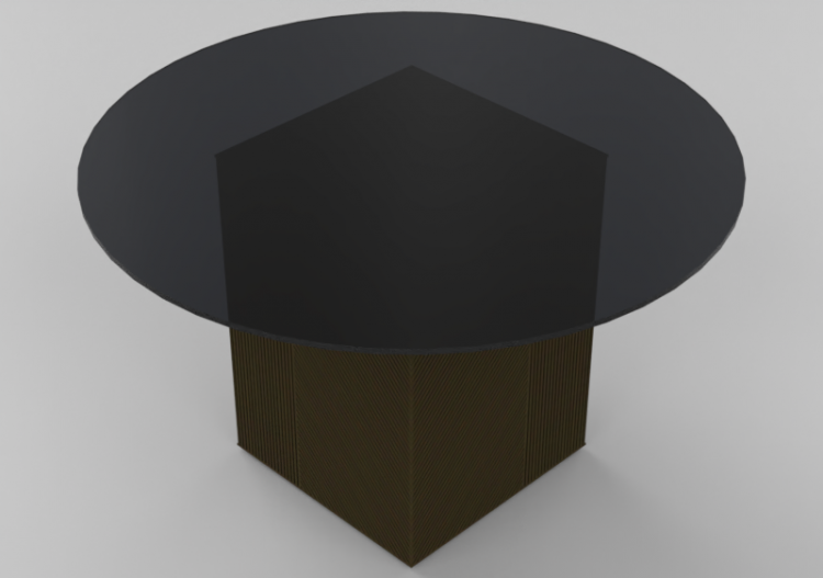 3D Tables - Wooden Table - Sierra - 1803 - ACCA software