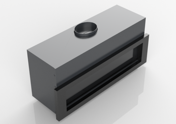 3D Boiler - Camino a legna – Solzaima – Trevi 1100 - ACCA...