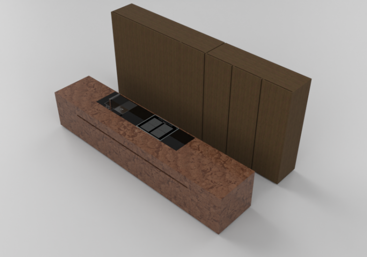 Cocinas 3D - Cocina completa de electrodomésticos - ACCA...