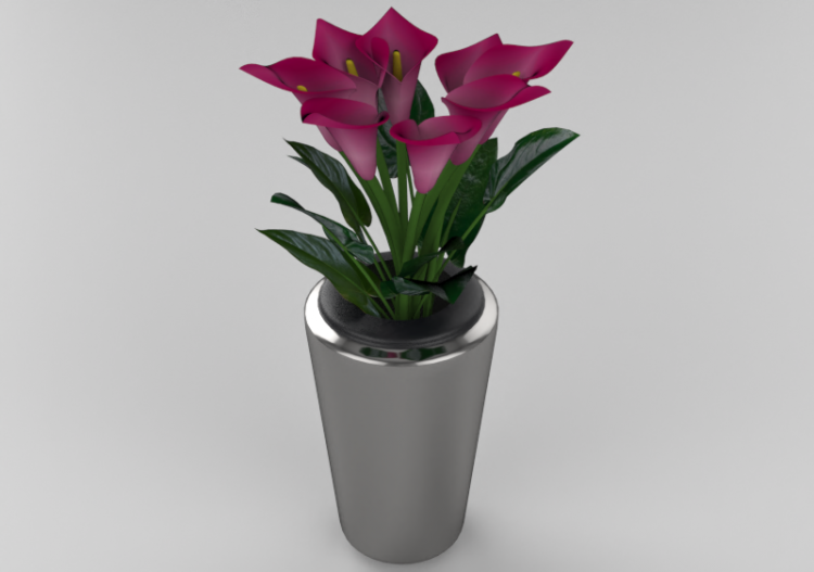 3D Accessories - Flower holder - ACCA software
