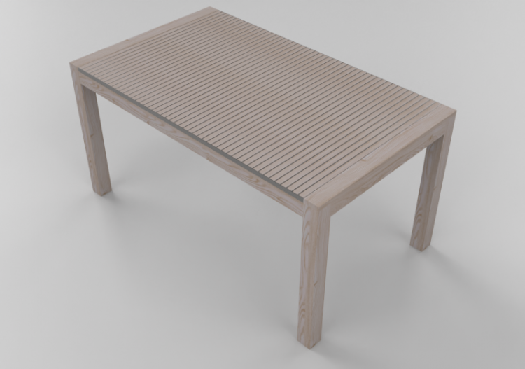 3D Tisch - Holztisch - Horm - Astor - ACCA software