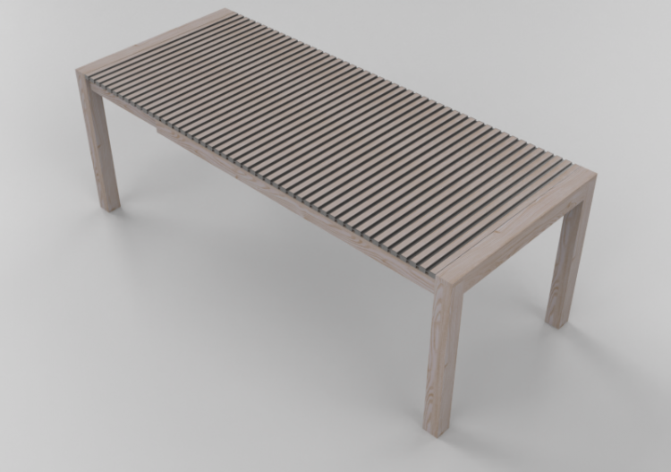 3D Tisch - Holztisch - Horm - Astor - ACCA software