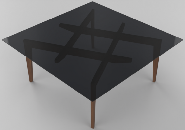 Mesas 3D - Mesa de madeira - Horm - Autoreggente - ACCA...