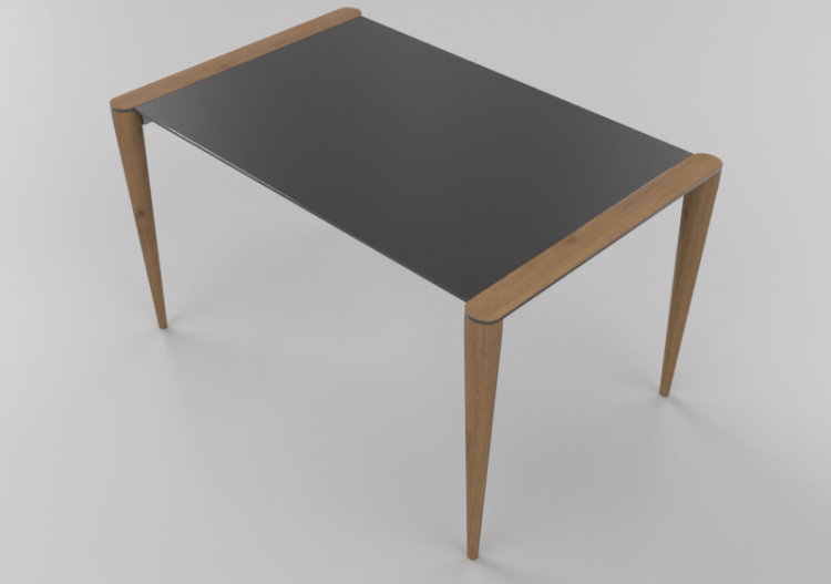 3D Tables - Wood table - Horm - Bolero - ACCA software