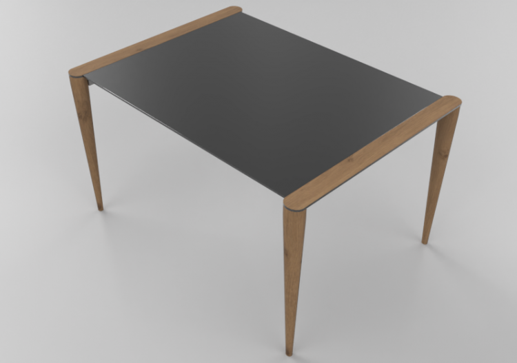 3D Tables - Wood table - Horm - Bolero - ACCA software