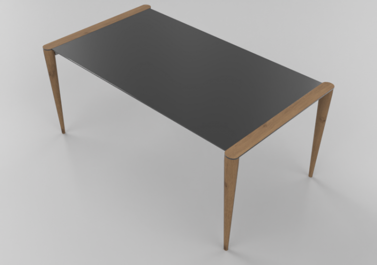 3D Tables - Wood table - Horm - Bolero - ACCA software