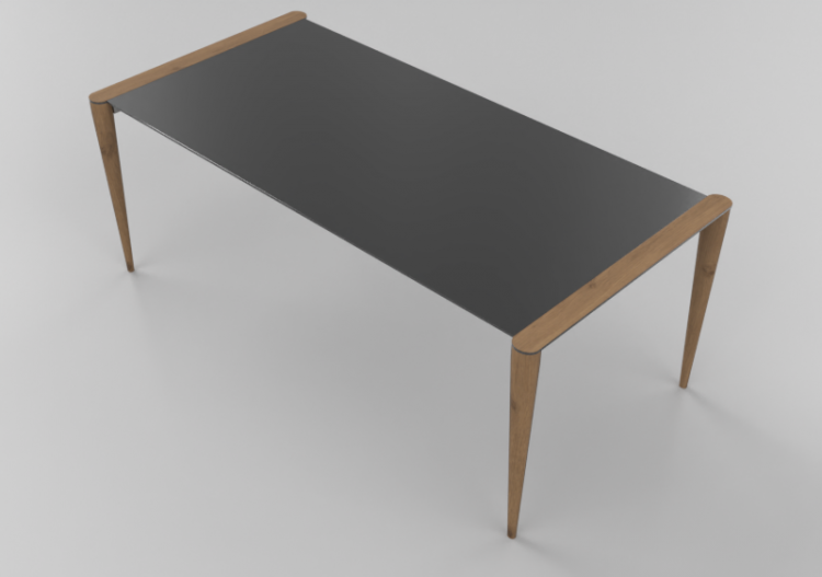 3D Tables - Wood table - Horm - Bolero - ACCA software