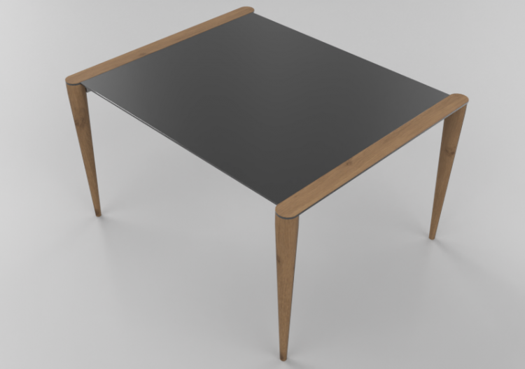 3D Tables - Wood table - Horm - Bolero - ACCA software