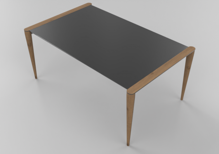 3D Tables - Wood table - Horm - Bolero - ACCA software