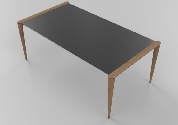 Tavoli 3D - Tavolo in legno - Horm - Bolero - ACCA software