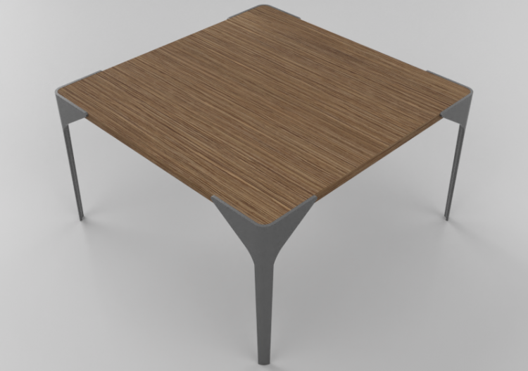 3D Tables - Wood table - Horm - Canard - ACCA software