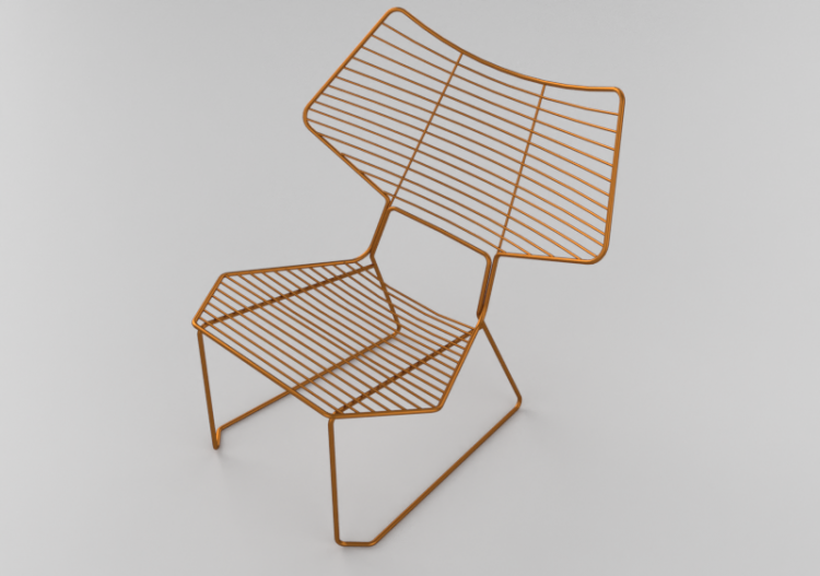 3D Chairs - Bronze chair - Horm - Alieno Peacock - ACCA...